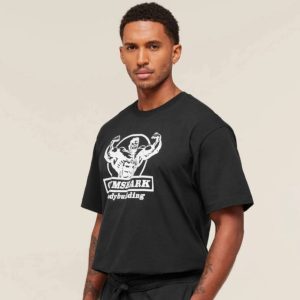 تی‌شرت اورسایز جیم‌شارک طرح Bodybuilding